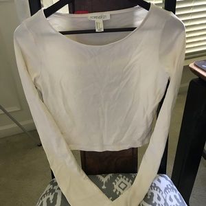 Bateau white long sleeve shirt